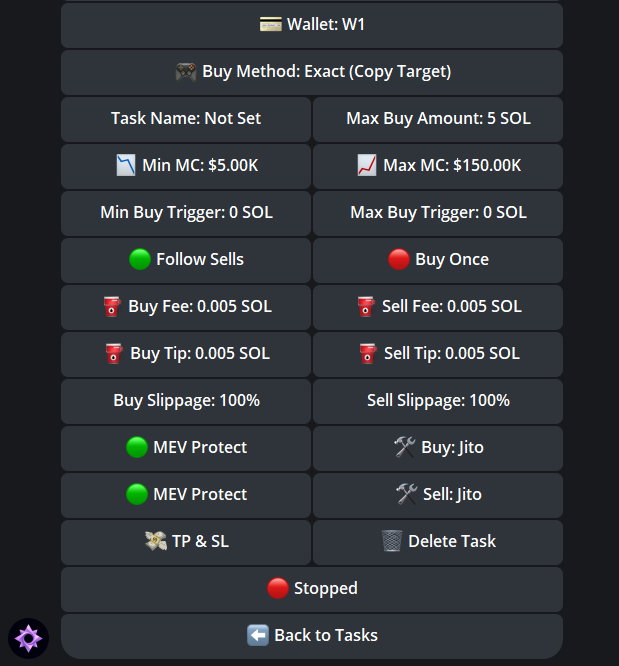 setup nova trade